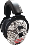 Pro Ears Revo Ear Muff (Options: ELECTRONIC SKULLS)