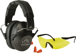Walkers Muff Shooting Passive (Options: W/GLASSES&PLUGS 31dB BLACK)