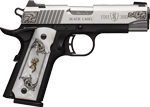 Bg 1911-380 Med. S/S Engraved (Options: 380ACP FS 4.25" WHITE PEARL*)