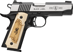 Browning 1911-380 Black Label (Options: 380ACP 3.58"FS 10RD MAPLE*)