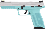 Ruger 57 5.7X28Mm  Adj. Sights (Options: 20-SHOT TURQUOISE/SILVER)