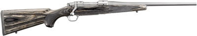 Ruger M77 Hawkeye Compact 308 (Options: MATTE S/S GREY/BLACK LAMINATE)
