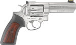 Ruger Gp100 357Mag 4.20" Adj. (Options: SS RUBBER W/HARDWOOD 7-SHOT)