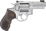 Ruger Gp100 357Mag 3" Fs (Options: STAINLESS WOOD UNFLUTED CYL.)