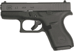 Glock 43 9Mm Luger Fs 6-Shot (Options: BLACK US MANUFACTURE G GUN)