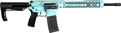 Black Rain Spec+ Fusion Rifle (Options: 5.56 16" TIFFANY BLUE 30RD)