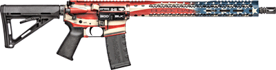 Black Rain Spec+ Patriot Rifle (Options: 300BLK 16" AMERICAN FLAG 30RD)