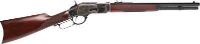 Cimarron 1873 Saddle Rifle (Options: 44/40 WIN 18" CC/BLUED WALNUT)
