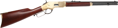 Cimarron 1866 Yellowboy 32-20 (Options: 24" OCTAGON BRASS/BLUED WALNUT)