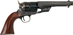 Cimarron 1860 Richards-Mason (Options: TYP2 45LC 5.5" CC/BL WALNUT)