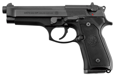 Beretta 92Fs 9Mm 4.9" Fs 3-Dot (Options: 10-SHOT BLUED BLACK POLY USA)