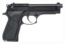 Beretta M9 9Mm 4.9" Fs 2-Dot (Options: 15-SHOT BLACK MATTE POLY)
