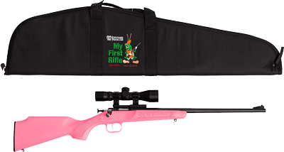 Crickett Rifle G2 22Lr Blued/ (Options: PINK SYNTH W/SCOPE AND CASE)