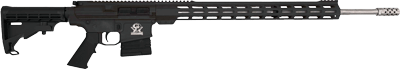 Glfa Ar10 Rifle 243 Win (Options: 24" S/S BBL 5-SHOT BLACK)
