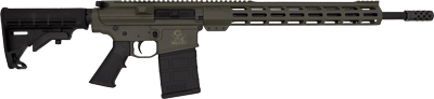 Glfa Ar10 Rifle 308 Win 18" (Options: NITRIDE BBL 10-SHOT OD GREEN)