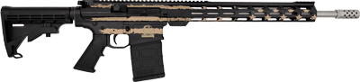 Glfa Ar10 Rifle 308 Win (Options: 18" S/S BBL DESERT FLAG 10-RDS)
