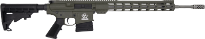 Glfa Ar10 Rifle 6.5Cm 20" S/S (Options: BBL 10-SHOT OD GREEN)