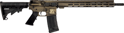 Glfa Ar15 Battleworn 223 Wylde (Options: 16" NIT BBL BRONZE)