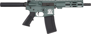 Glfa Ar15 Pistol 223 Wylde (Options: 7.5" NITRIDE BBL CHARCOAL GRN)