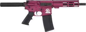 Glfa Ar15 Pistol 223 Wylde (Options: 7.5" NITRIDE BARREL BLK CHERRY)
