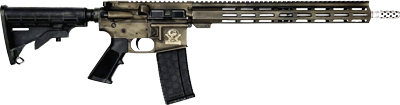 Glfa Ar15 Battleworn 223 Wylde (Options: 16" S/S BBL BRONZE)