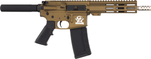 Glfa Ar15 Pistol 223 Wylde (Options: 7.5" STAINLESS BBL BRONZE)