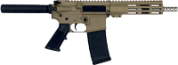 Glfa Ar15 Pistol 223 Wylde (Options: 7.5" STAINLESS BBL OD GREEN)