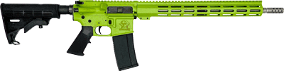 Glfa Ar15 Splatter 223 Wylde (Options: 16" S/S BBL ZOMBIE GREEN)