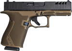 Glfa 19 Striker 9Mm 4" 15 Shot (Options: BLACK SLIDE BRONZE FRAME)