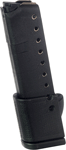 Pro Mag Magazine For Glock 42 (Options: 380ACP 10RD BLACK POLYMER)