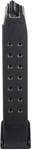 Pro Mag Magazine For Glock 17 (Options: 19/26 9MM 18RD BLACK POLYMER)