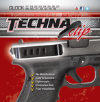 Techna Clip Handgun Retention (Options: CLIP FOR GLOCK 202121SF29+)