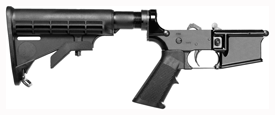 Delton Ar-15 Complete Lower (Options: RECEIVER W/COLLAPSIBLE STOCK)