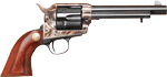 Cimarron P-Model 38Spl/357Mag (Options: FS 5.5" CC/BLUED WALNUT)