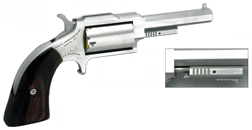 Naa "Sheriff" Mini-Revolver (Options: 22WMR 2.5" S/S ROSEWOOD)