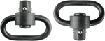 Grovtec Hd Push Button Swivels (Options: BLACK 1 1/4" 2-PACK)