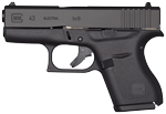 Glock 43 9Mm Luger Fs 6-Shot (Options: BLACK)