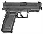 Springfield Xd Service 9Mm 4" (Options: 10RD ESSENTIALS PACKAGE BLACK)