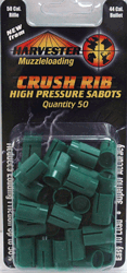 Harvester Sabot Only 50Cal For (Options: 44CAL BULLETS 50PK CRUSHED RIB)