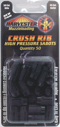 Harvester Sabot Only 50Cal For (Options: 45CAL BULLETS 50PK CRUSHED RIB)