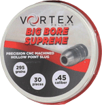 Hatsan Vortex Big Bore Supreme (Options: 45 295GR HP 30 PER TIN)