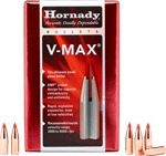 Hornady Bullets 22 Cal .224 (Options: 55GR V-MAX 100CT 40BX/CS)