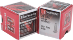 Hornady Bullets 22 Cal .224 (Options: 45GR JSP 100CT 40BX/CS)