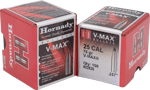 Hornady Bullets 25 Cal .257 (Options: 75GR V-MAX 100CT 40BX/CS)
