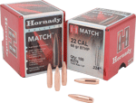 Hornady Bullets 22 Cal .224 (Options: 68GR JHP-BT 100CT 40BX/CS)