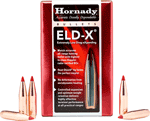 Hornady Bullets 22 Cal .224 (Options: 80GR. ELD-X 100CT 25BX/CS)