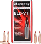Hornady Bullets 6.5Mm .264 (Options: 100GR. ELD-VT 100CT 15BX/CS)