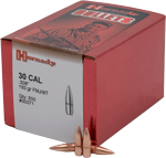 Hornady Bullets 30 Cal .308 (Options: 150GR FMJ-BT 100CT 15BX/CS)