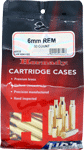 Hornady Unprimed Cases (Options: 6MM REM 50PK 5BX/CS)