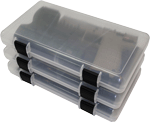 Mtm In-Safe Handgun Storage (Options: CASE 12" CLEAR SMOKE 3-PACK)